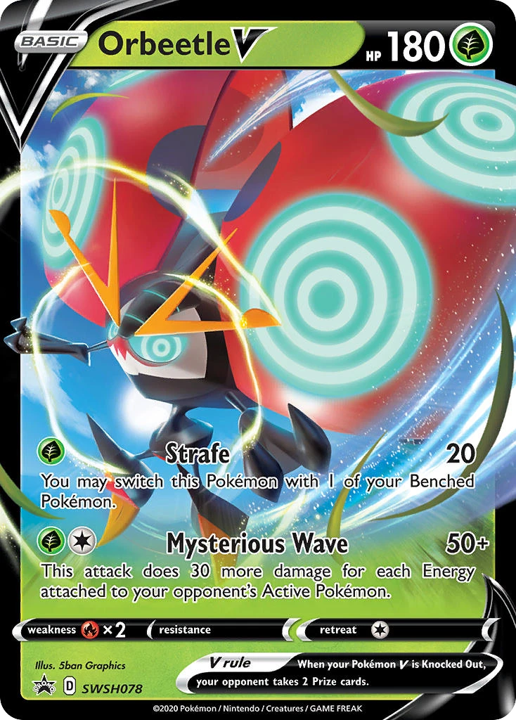 Orbeetle V – SWSH Black Star Promos SWSH078