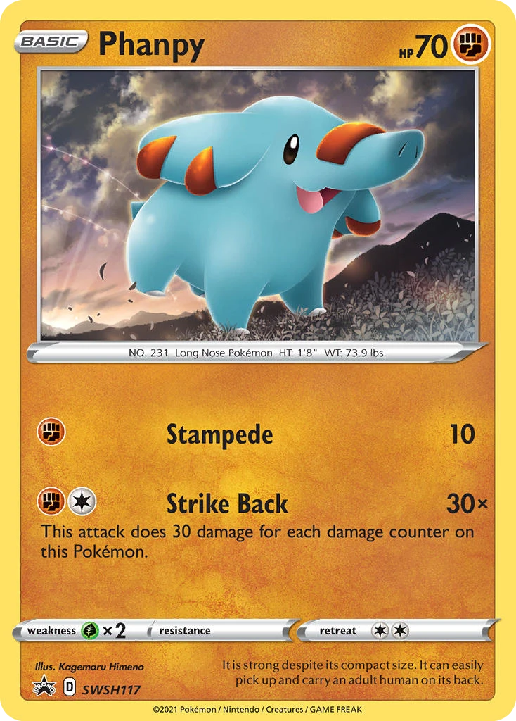 Phanpy – SWSH Black Star Promos SWSH117