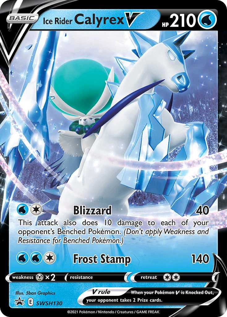 Ice Rider Calyrex V – SWSH Black Star Promos SWSH130