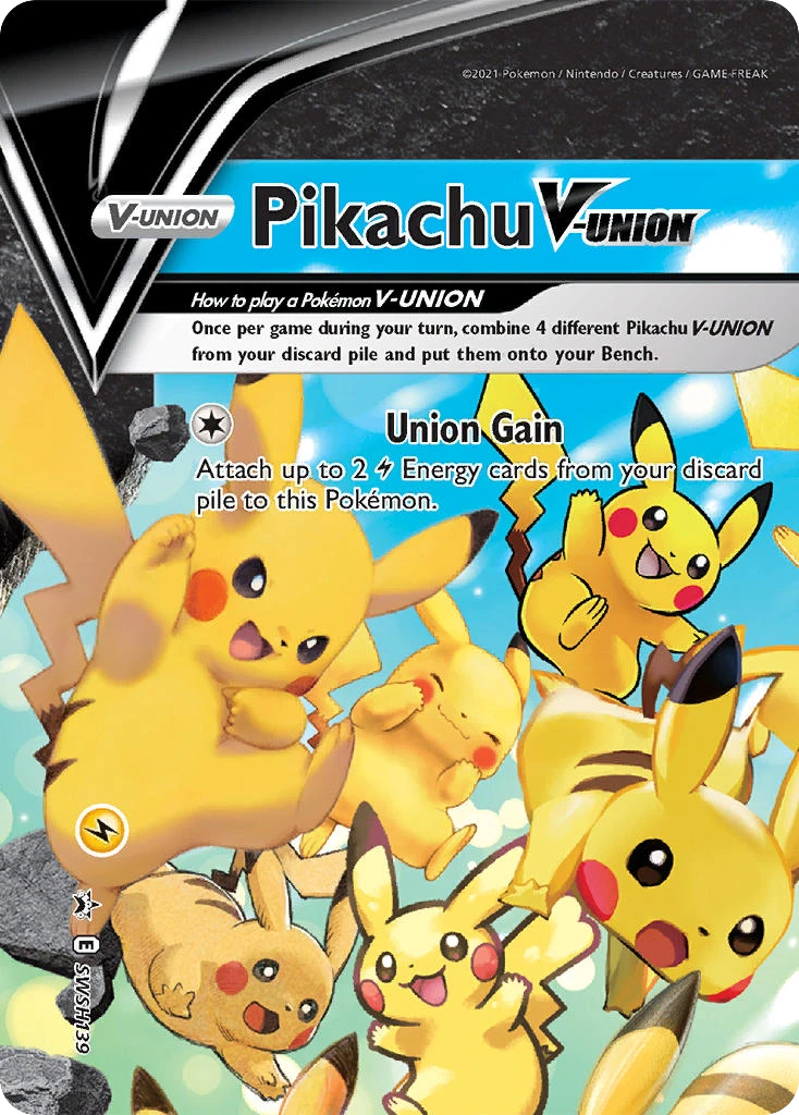 Pikachu V-UNION – SWSH Black Star Promos SWSH139