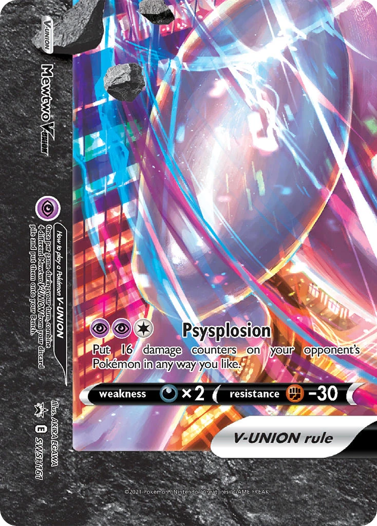 Mewtwo V-UNION – SWSH Black Star Promos SWSH161