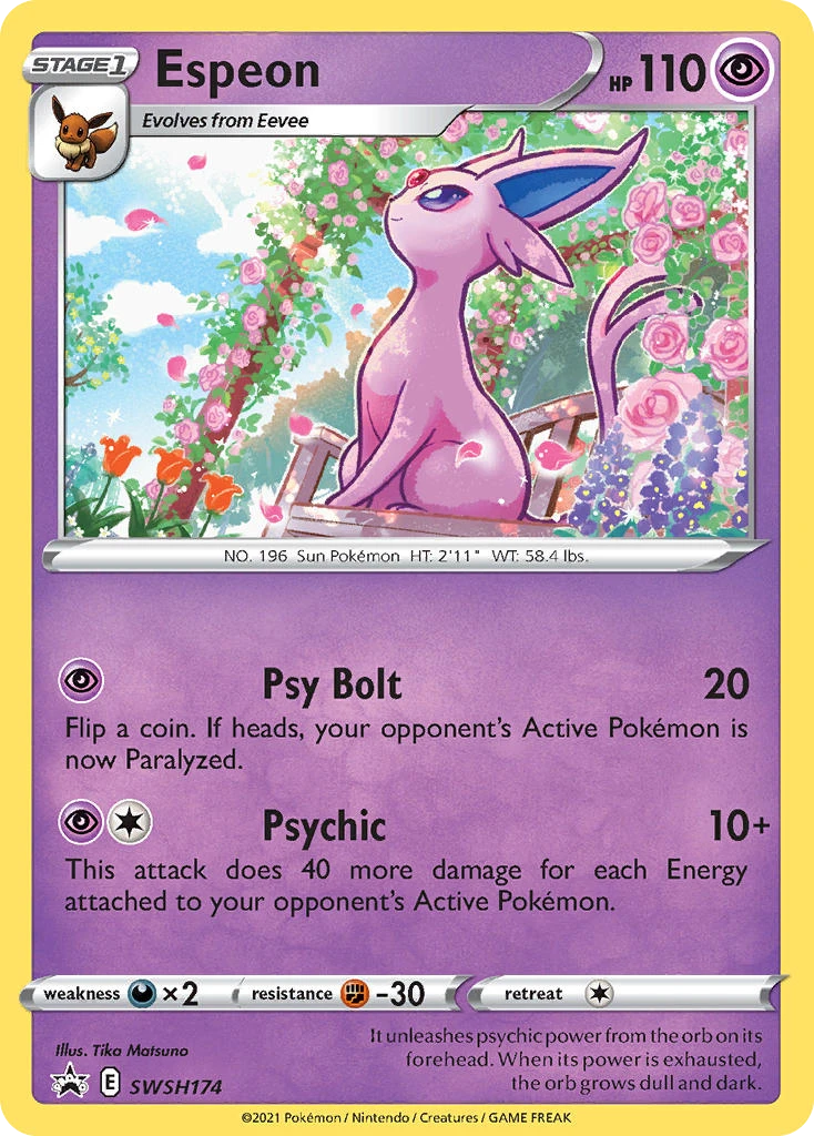 Espeon – SWSH Black Star Promos SWSH174
