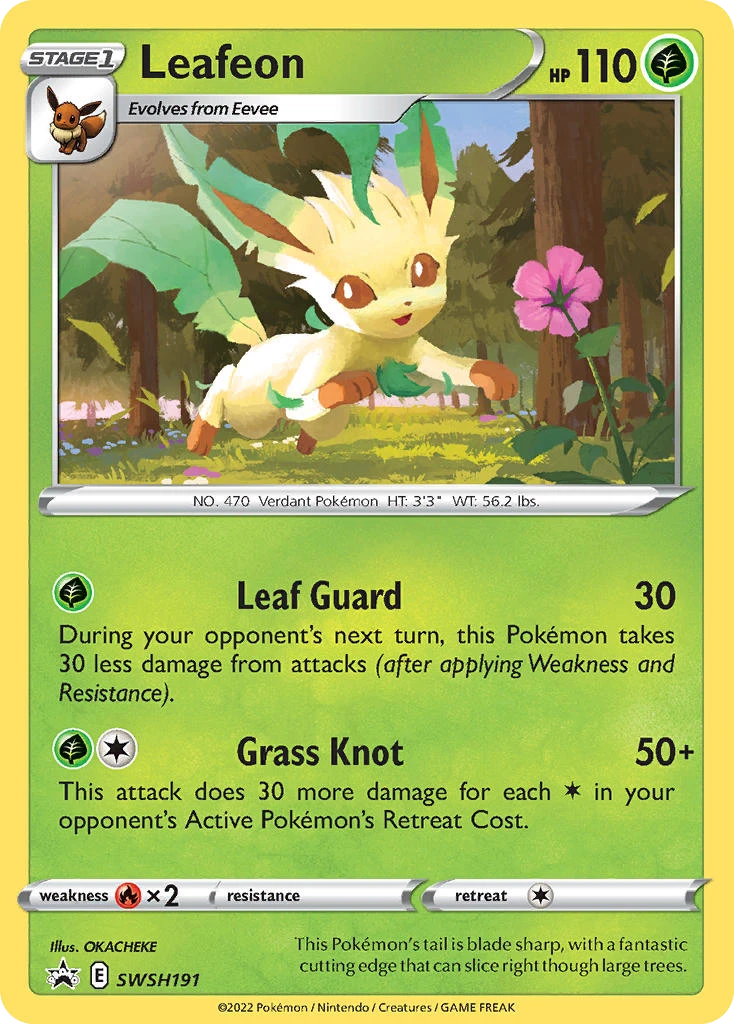Leafeon – Cartas de promoción ESES SWSH191