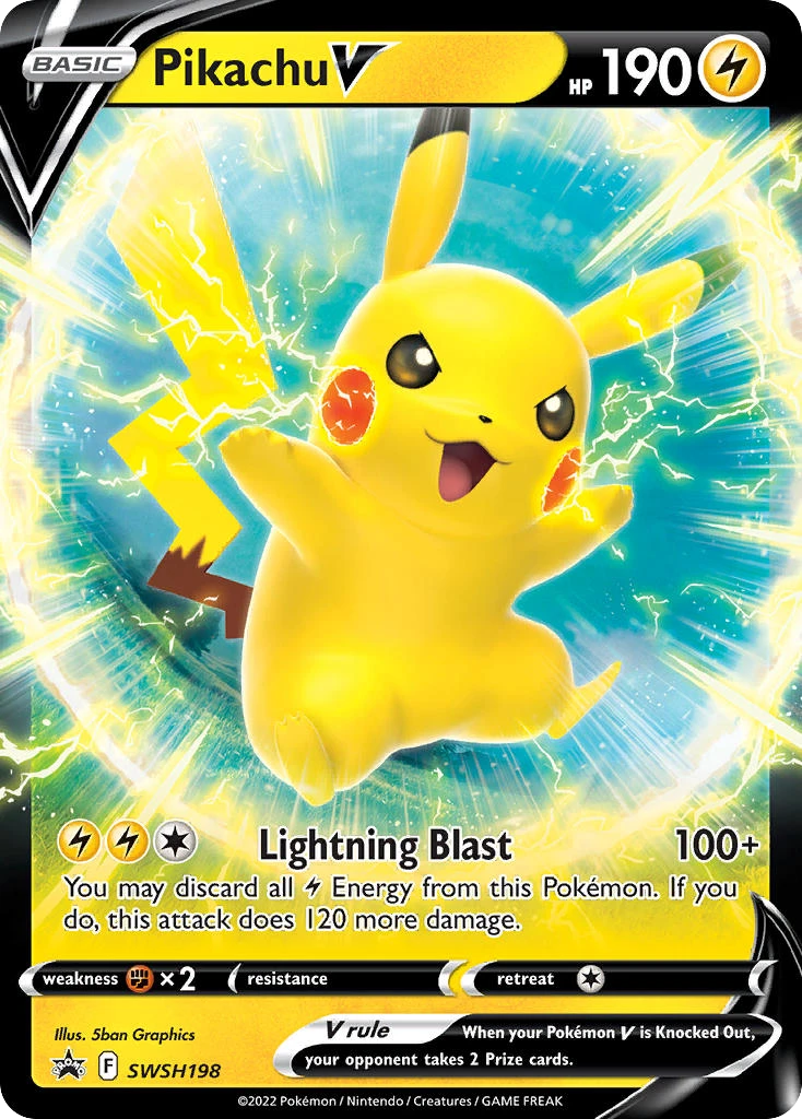 Pikachu V – SCSC Promokarten SWSH198