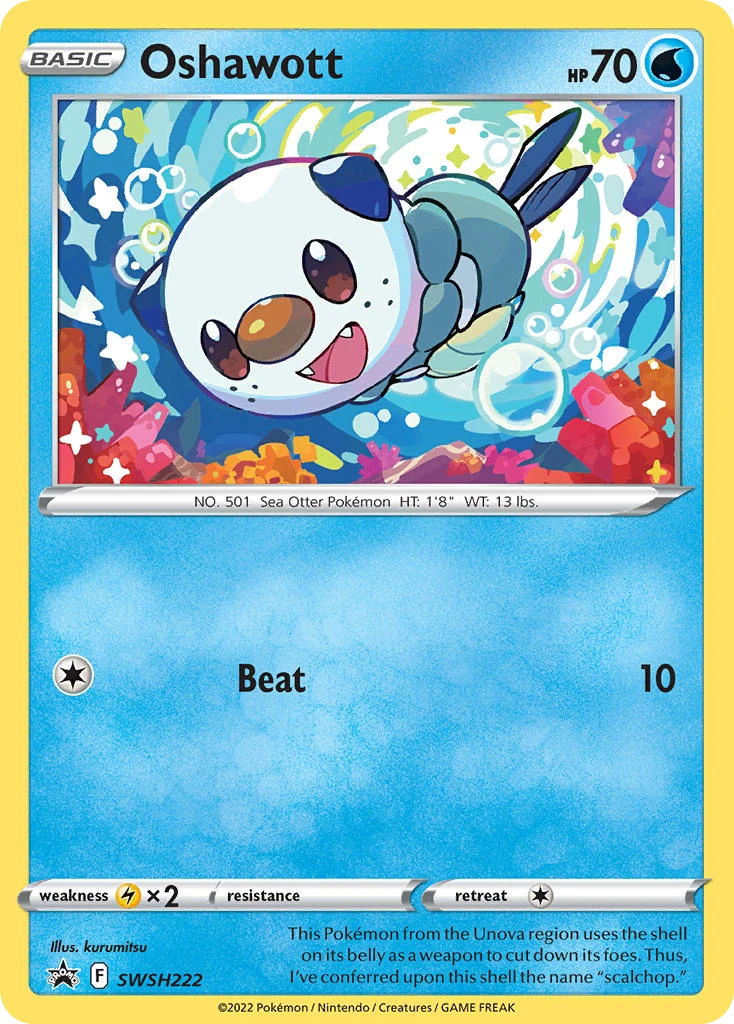 Oshawott – SWSH Black Star Promos SWSH222