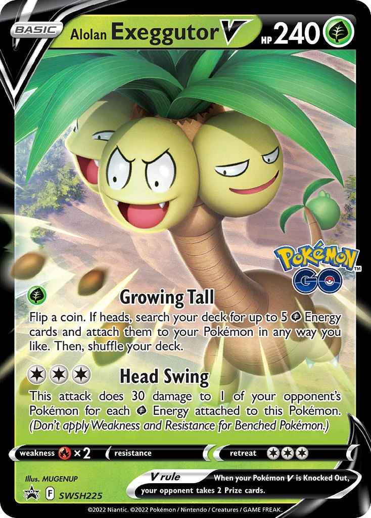 Alolan Exeggutor V – SWSH Black Star Promos SWSH225