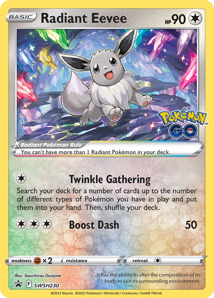 Radiant Eevee – SWSH Black Star Promos SWSH230