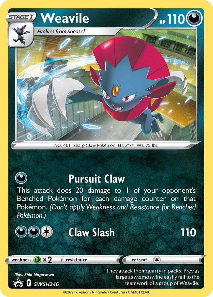 Weavile – SWSH Black Star Promos SWSH246