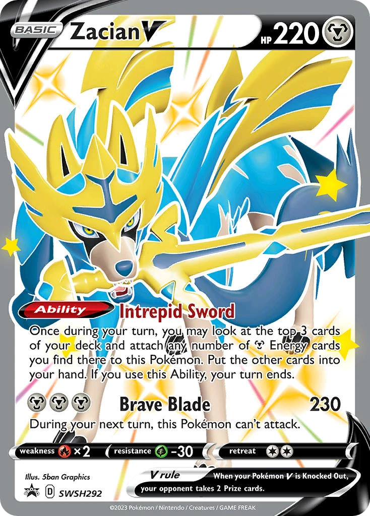 Zacian V – SCSC Promokarten SWSH292