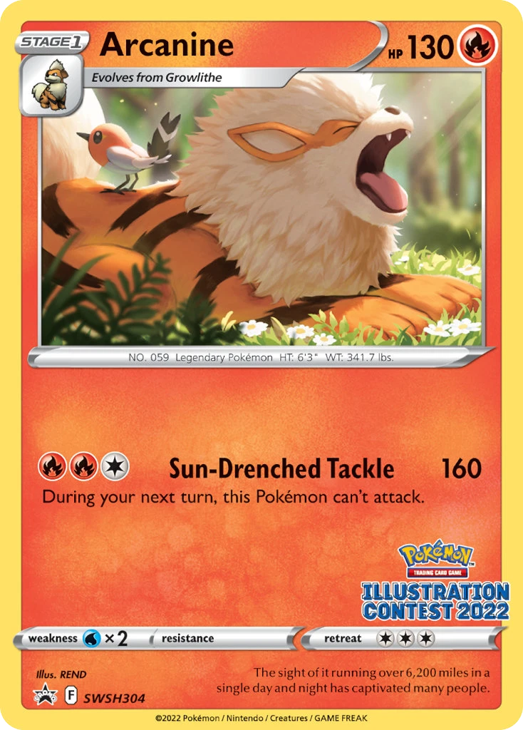 Arcanine – SWSH Black Star Promos SWSH304