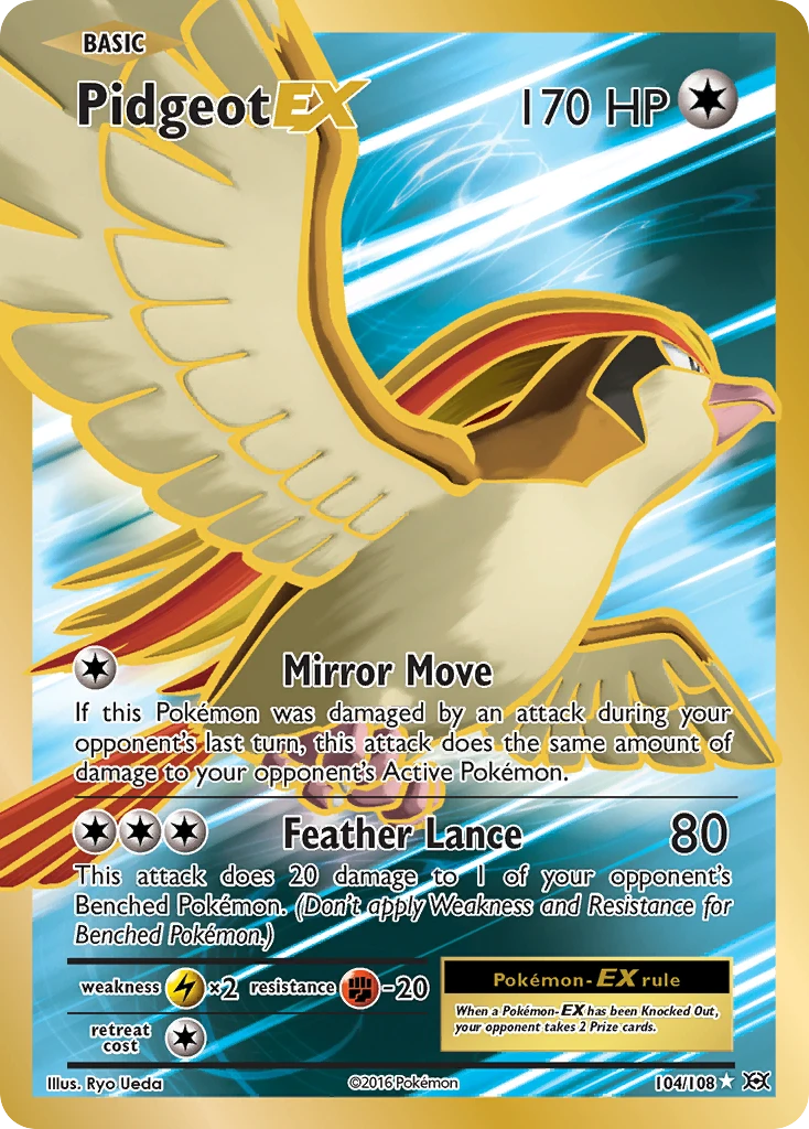 Pidgeot EX – Evoluções 104