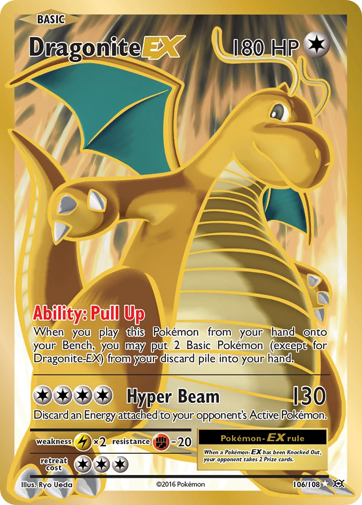 Dragonite EX – Evoluções 106