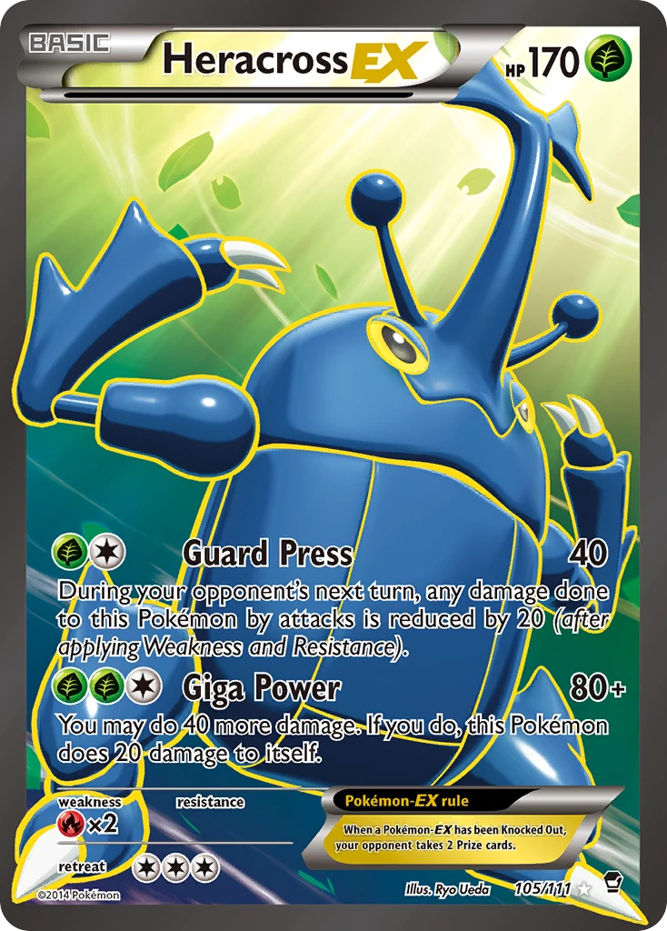 Heracross-EX – Furious Fists 105