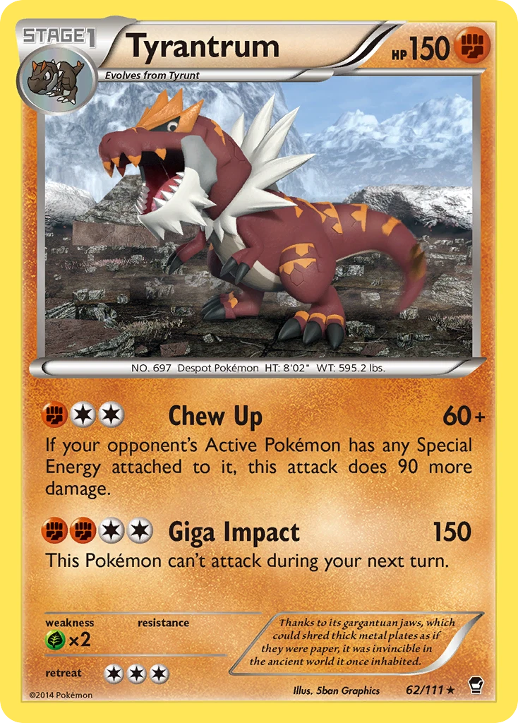 Tyrantrum – Furious Fists 62