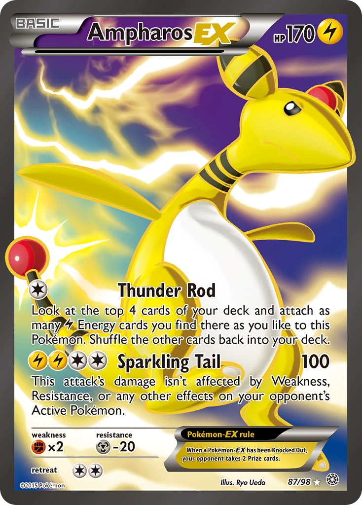 Ampharos-EX – Ancient Origins 87