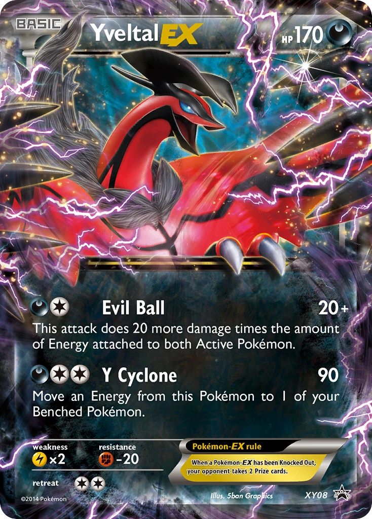 Yveltal-EX – XY Black Star Promos XY08