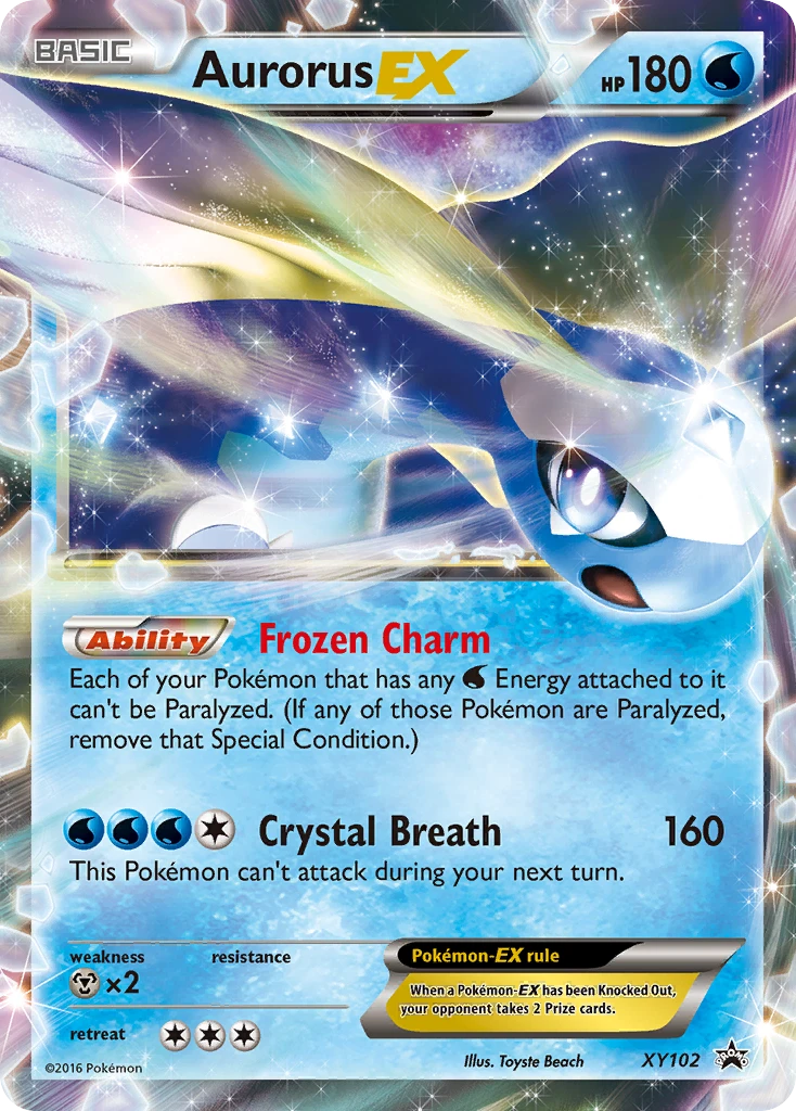 Aurorus-EX – XY Black Star Promos XY102