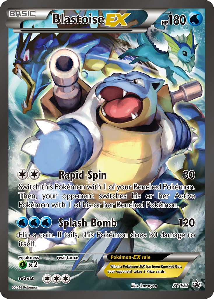 Blastoise-EX – XY Black Star Promos XY122