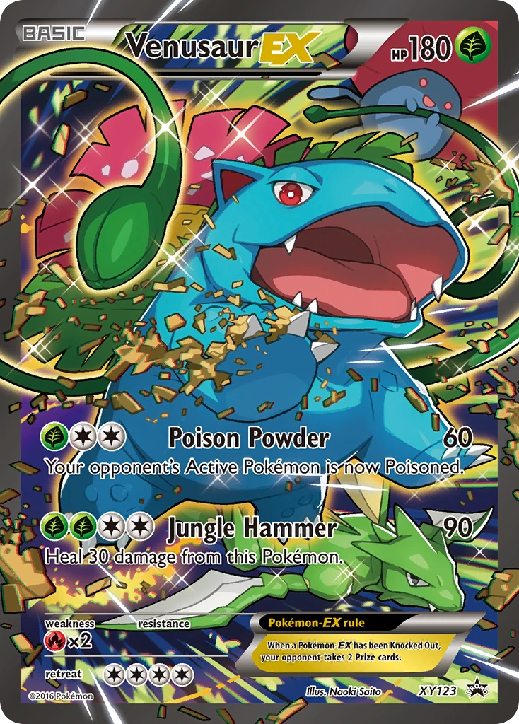 Venusaur-EX – XY Black Star Promos XY123