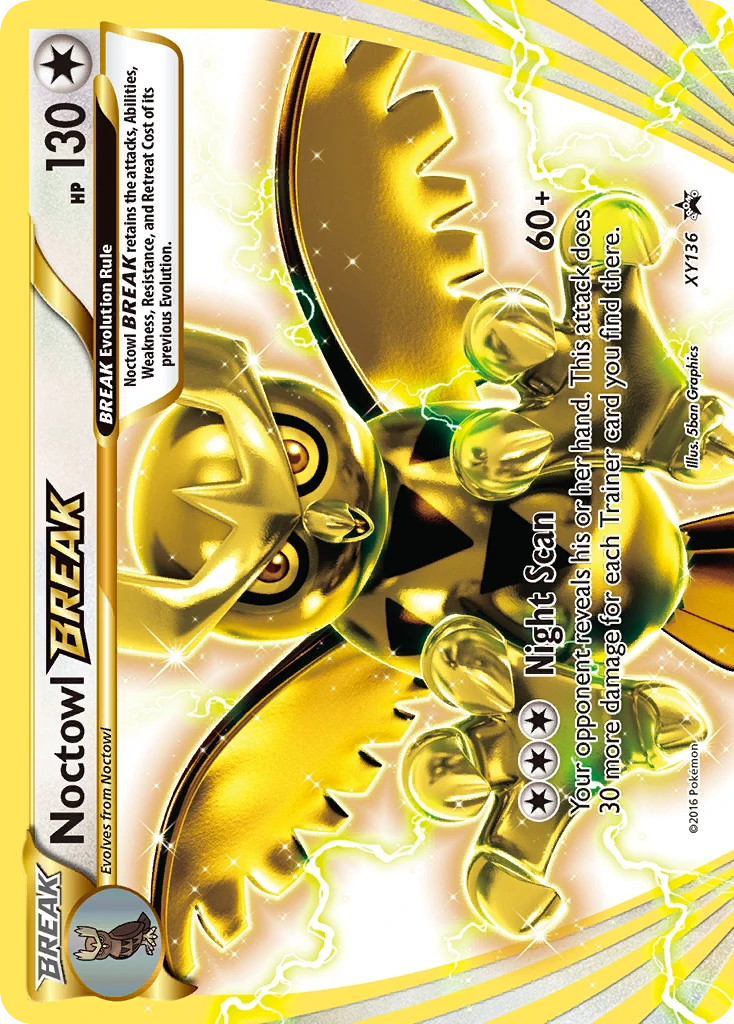Noctowl BREAK – XY Black Star Promos XY136