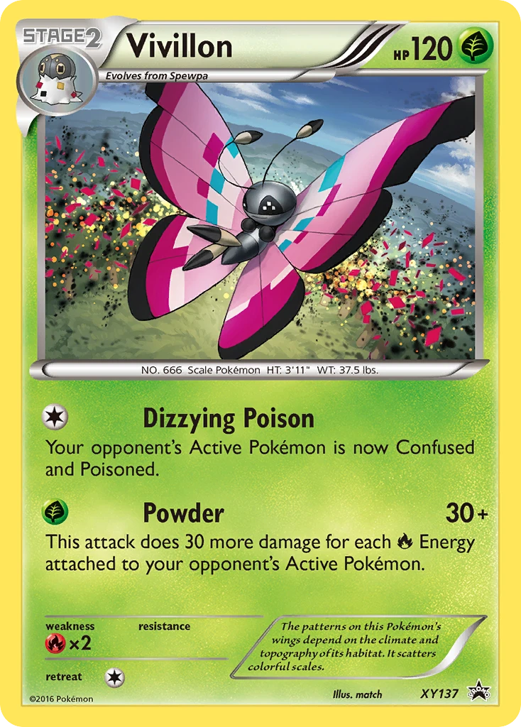 Vivillon – XY Black Star Promos XY137
