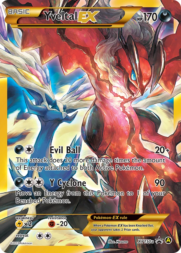 Yveltal-EX – XY Black Star Promos XY150a