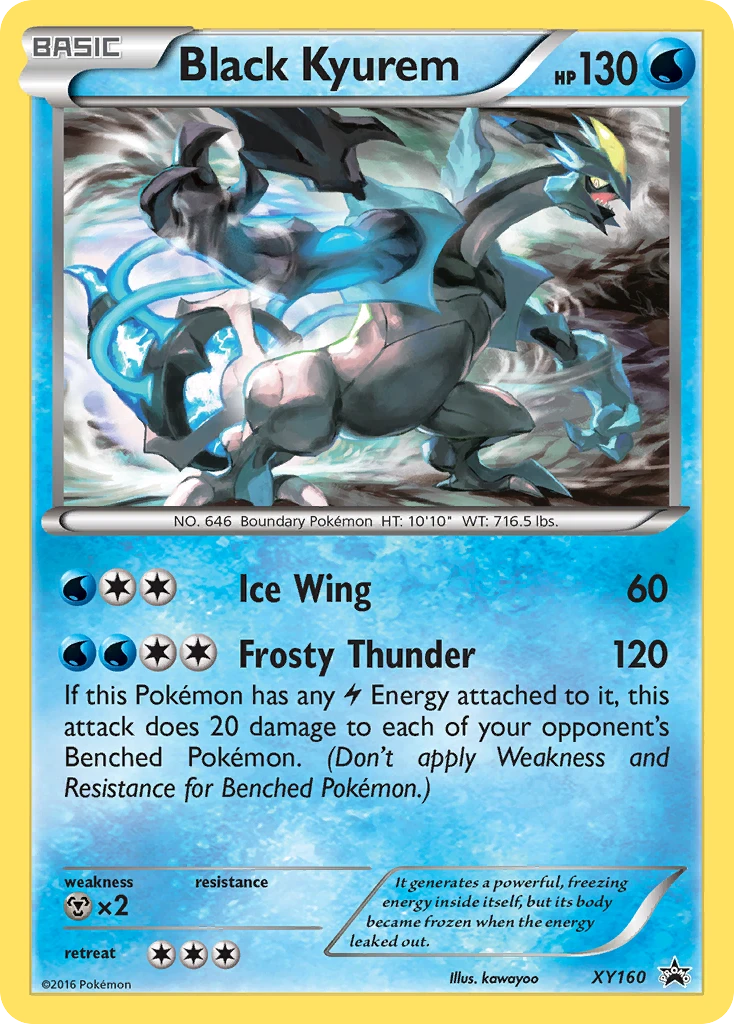 Black Kyurem – XY Black Star Promos XY160