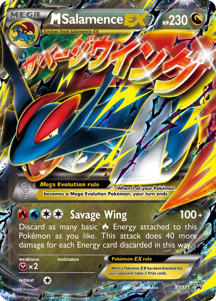 M Salamence-EX – XY Black Star Promos XY171