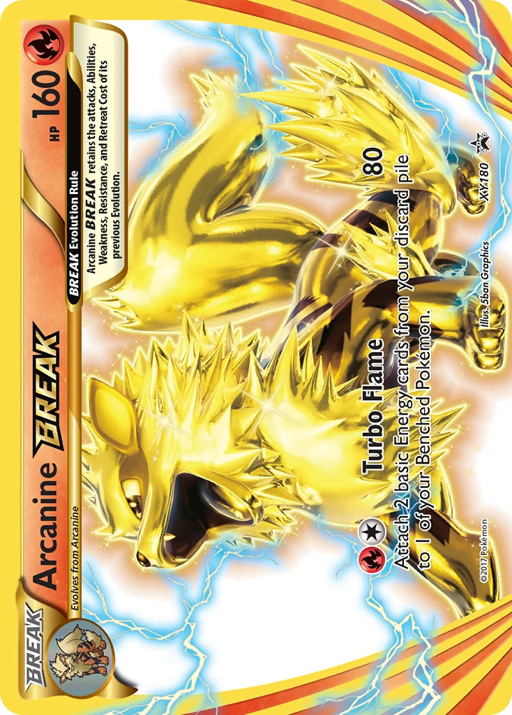 Arcanine BREAK – XY Black Star Promos XY180