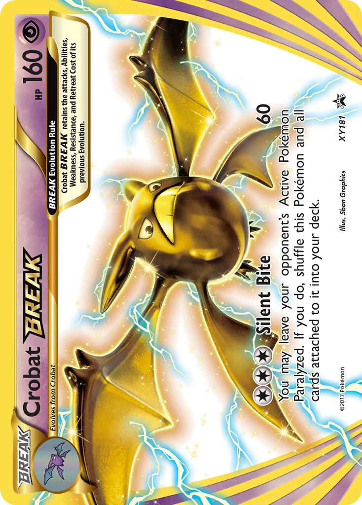 Crobat BREAK – XY Black Star Promos XY181