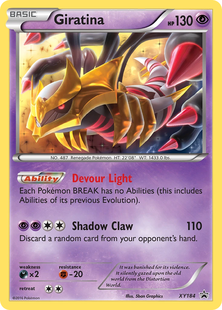 Giratina – XY Black Star Promos XY184