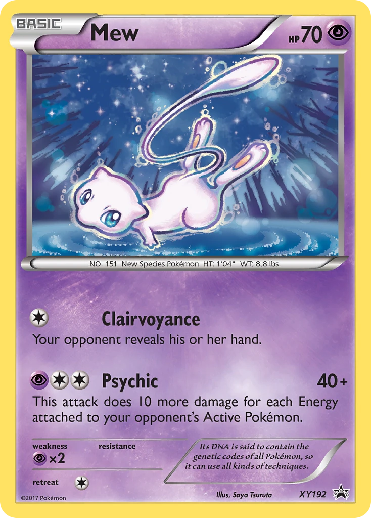 Mew – XY Black Star Promos XY192