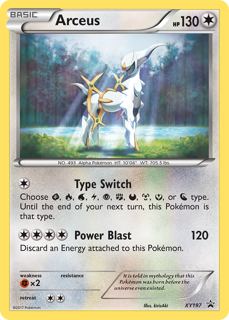 Arceus – XY Black Star Promos XY197
