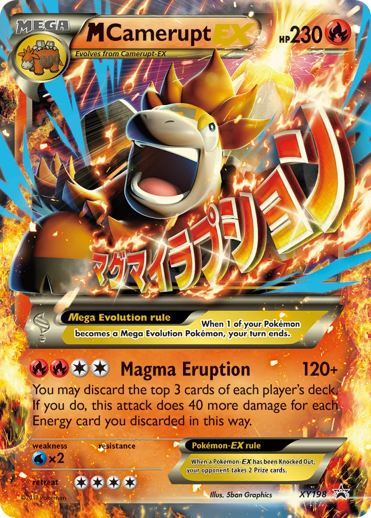 M Camerupt-EX – XY Black Star Promos XY198