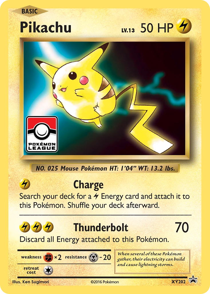 Pikachu – XY Black Star Promos XY202