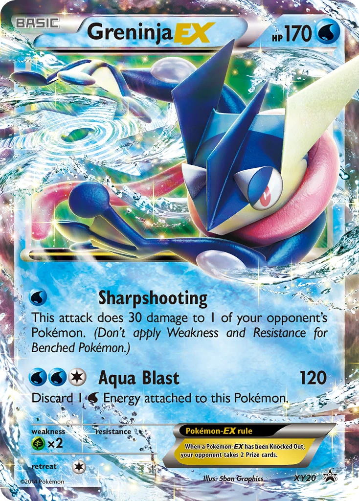 Greninja-EX – XY Black Star Promos XY20
