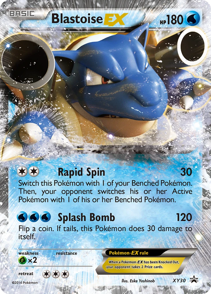 Blastoise-EX – XY Black Star Promos XY30