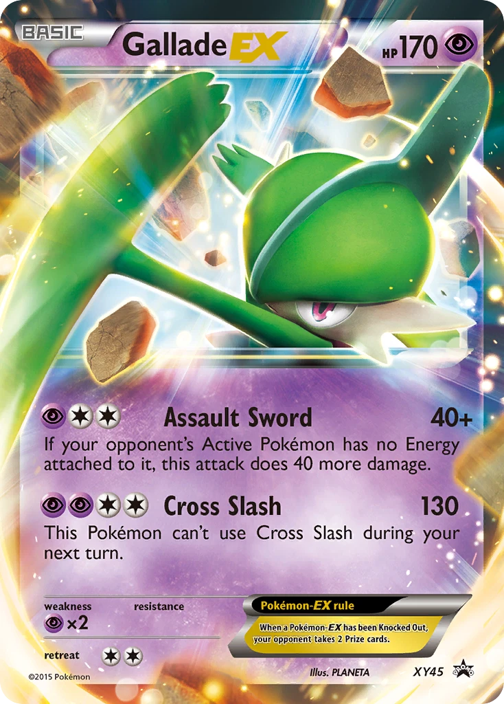 Gallade-EX – XY Black Star Promos XY45