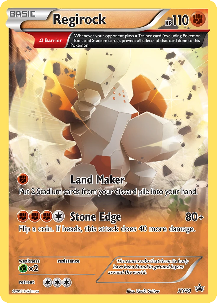 Regirock – XY Black Star Promos XY49
