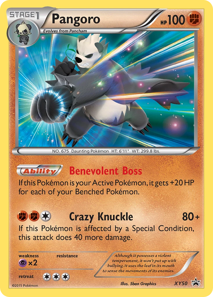 Pangoro – XY Black Star Promos XY50