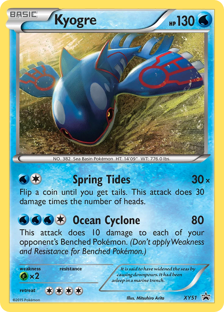 Kyogre – XY Black Star Promos XY51