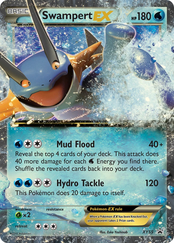 Swampert-EX – XY Black Star Promos XY55