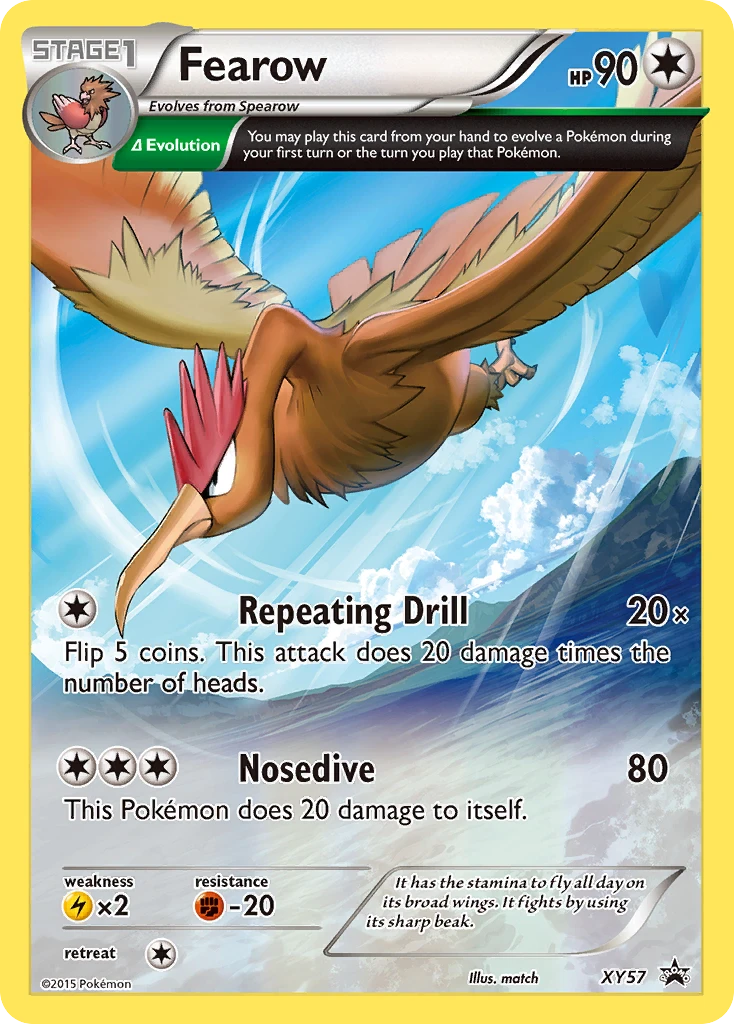 Fearow – XY Black Star Promos XY57