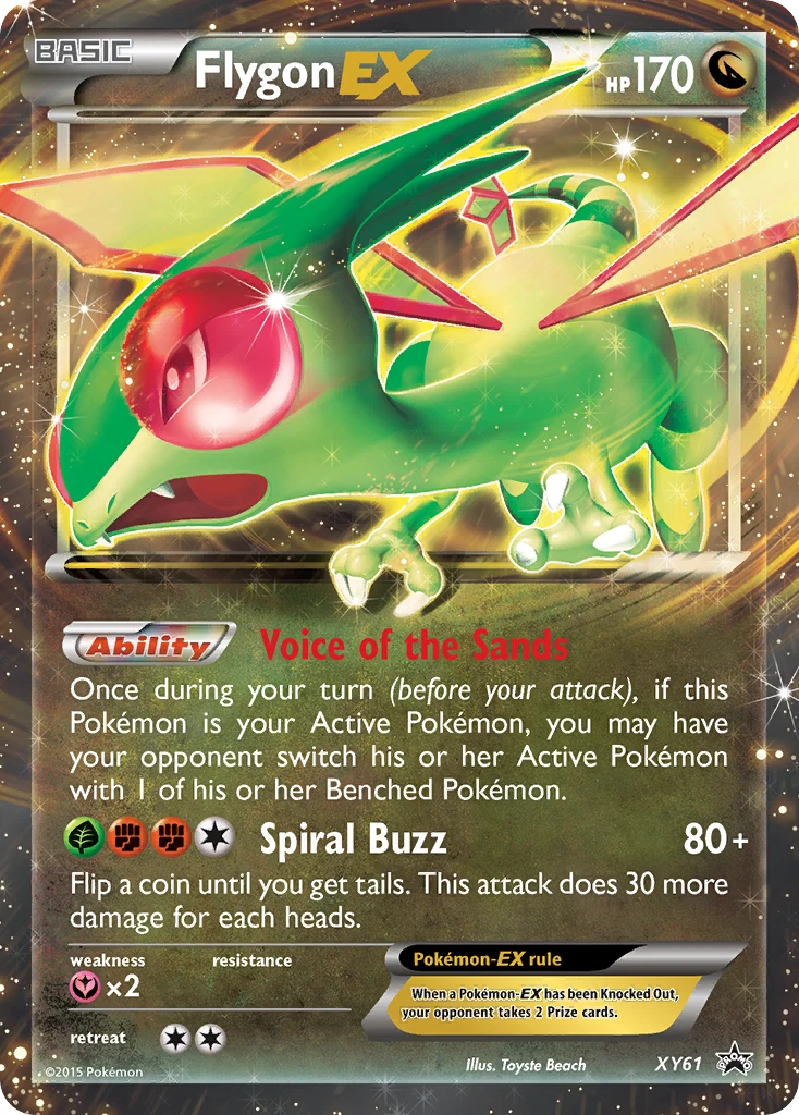Flygon-EX – XY Black Star Promos XY61