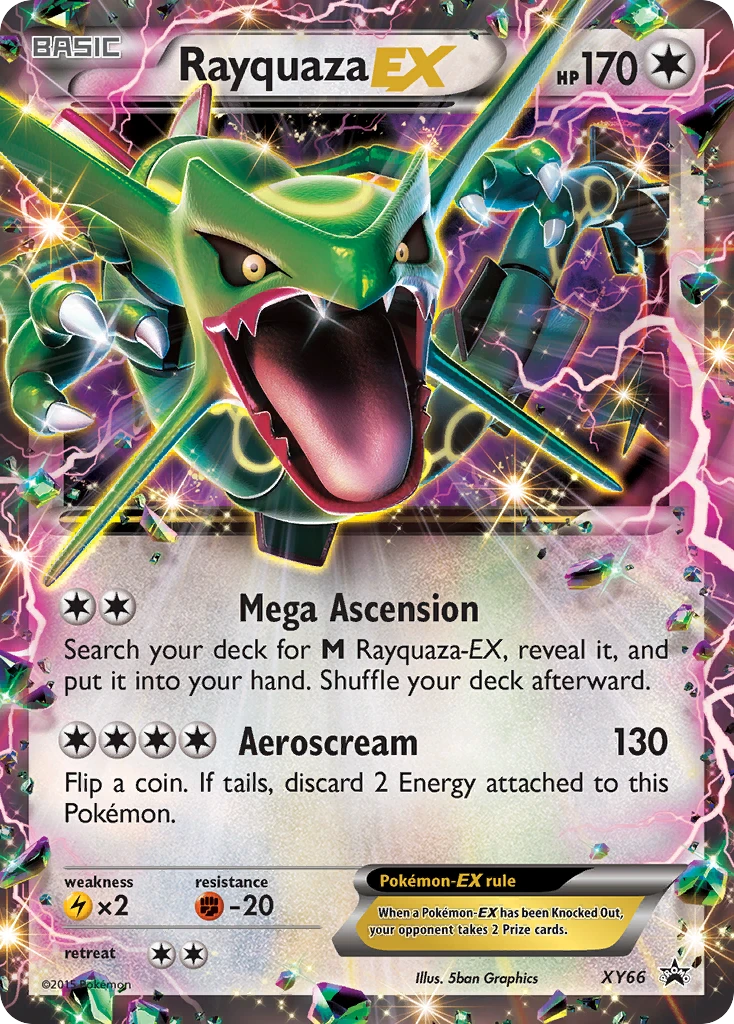 Rayquaza-EX – XY Black Star Promos XY66