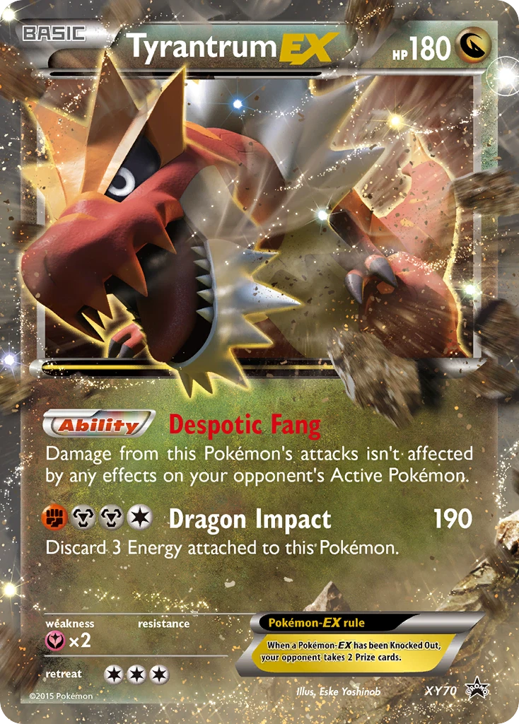 Tyrantrum-EX – XY Black Star Promos XY70