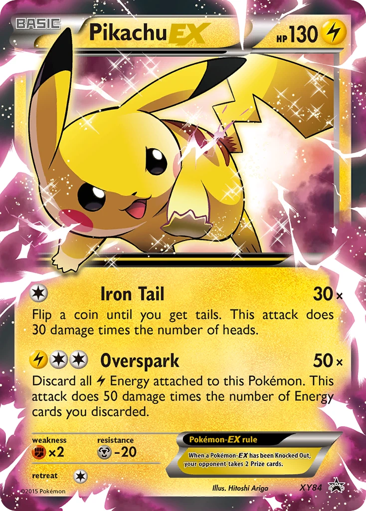 Pikachu-EX – XY Black Star Promos XY84