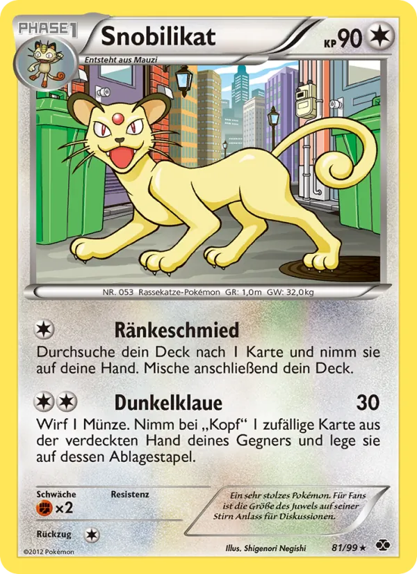 Snobilikat – Kommende Schicksale 81