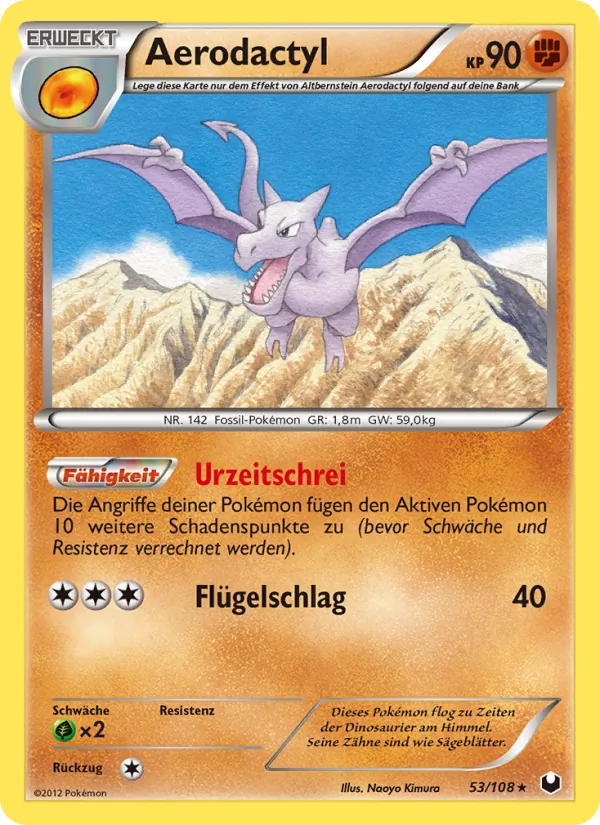 Aerodactyl – Erforscher der Finsternis 53