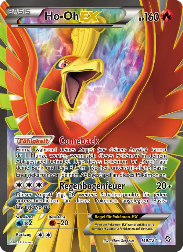 Ho-Oh-EX – Hoheit der Drachen 119